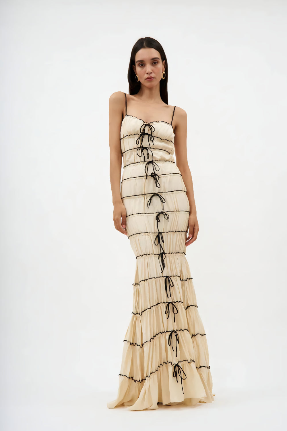 ISABELLA ZIJDE CHARMEUSE JURK