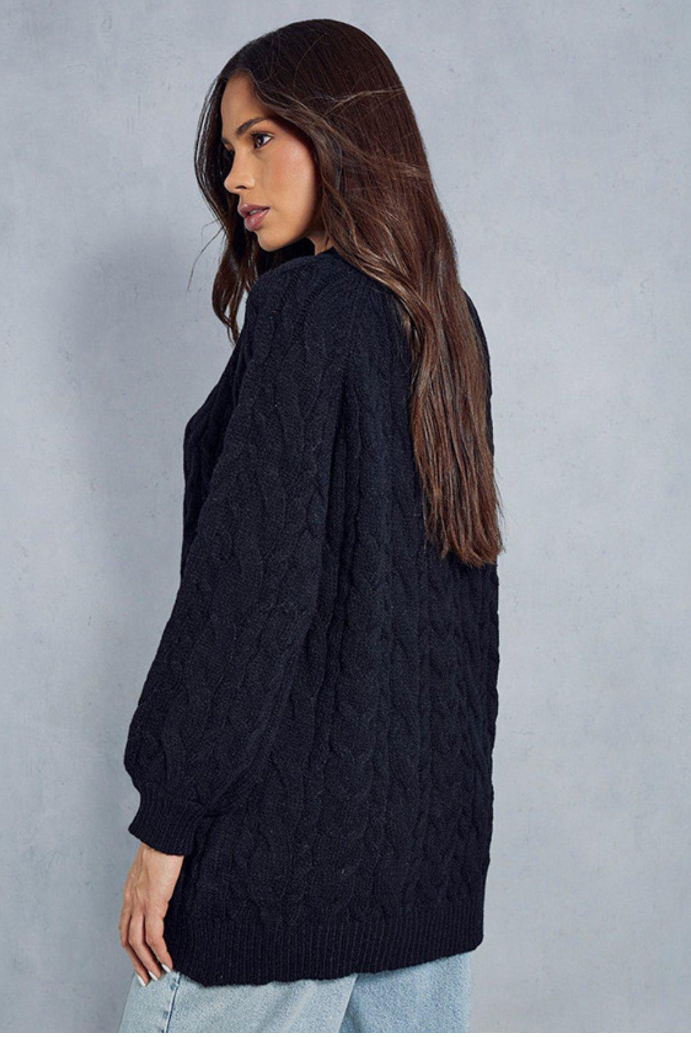 EVELYN CABLE-KNIT PULLOVER