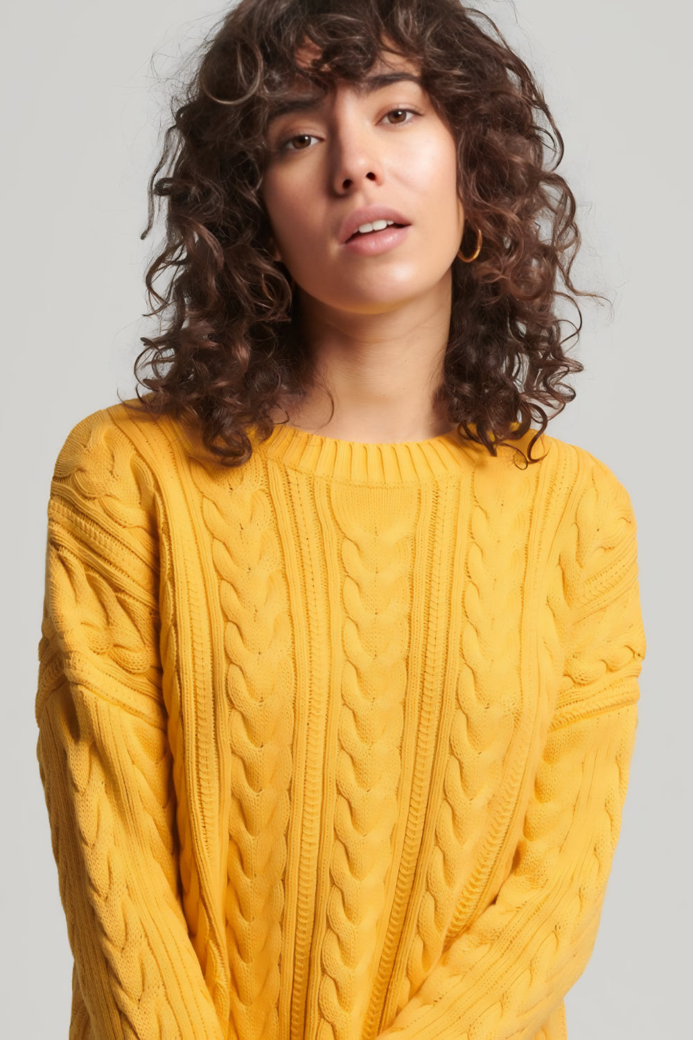 EVELYN CABLE-KNIT PULLOVER