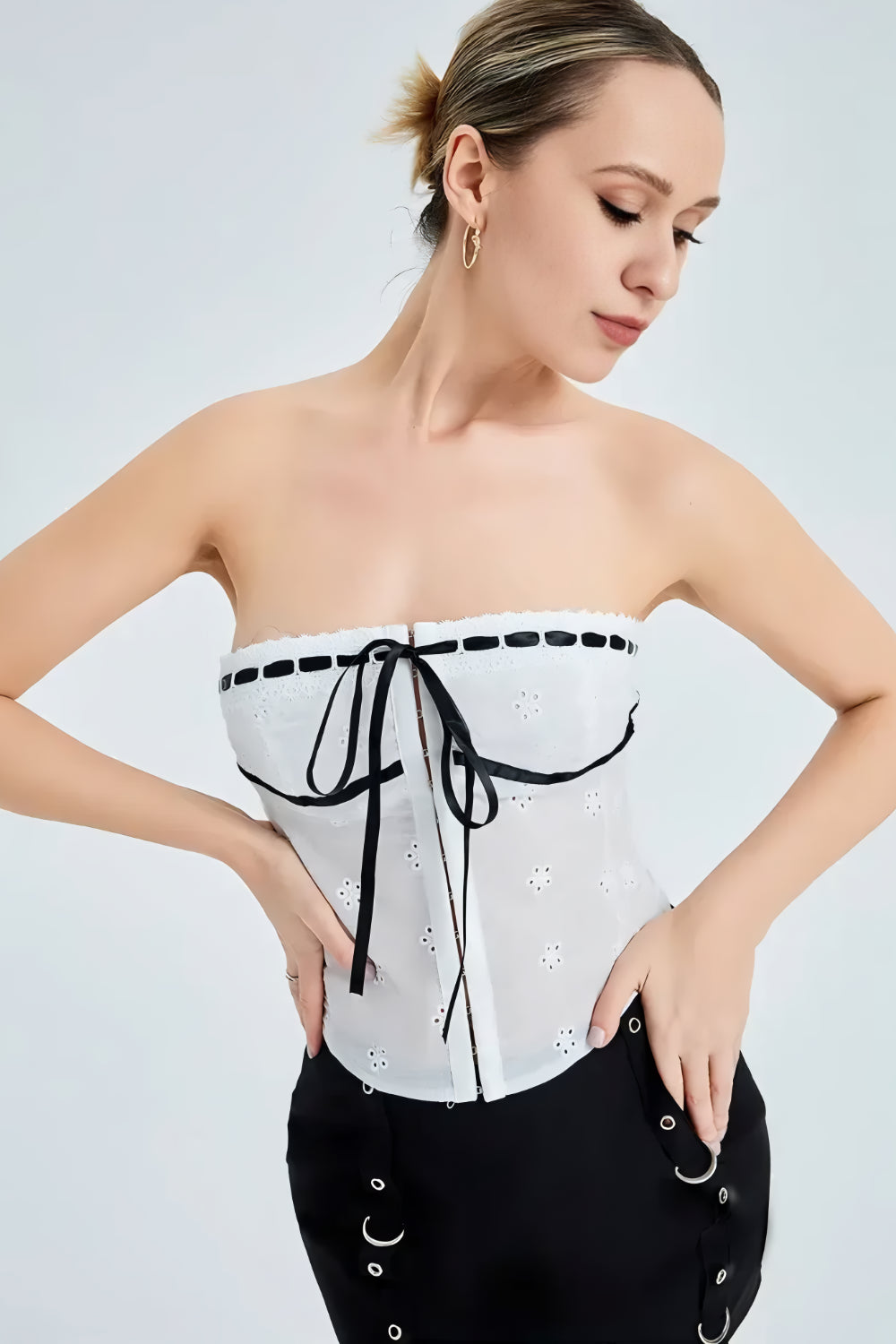 ELISE CONTRASTERENDE BANDJES CAMISOLE