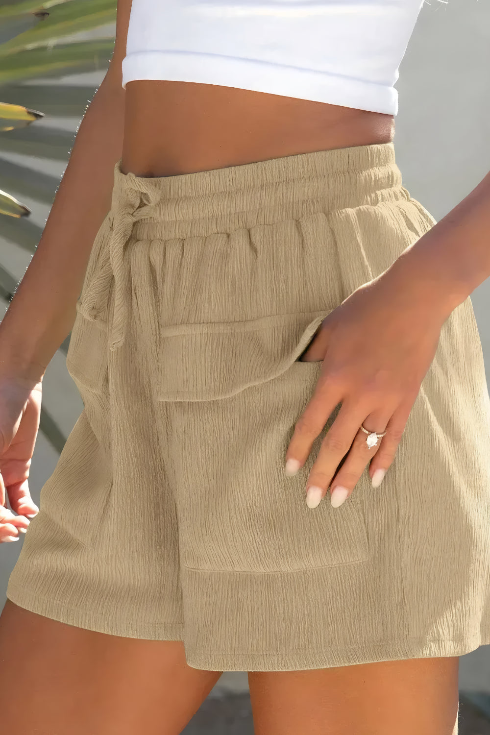 ZOMER TREKKOORD SHORTS