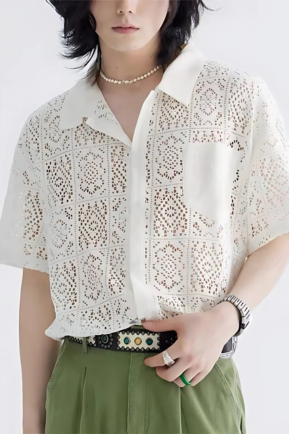 DOORSCHIJNEND OVERHEMD