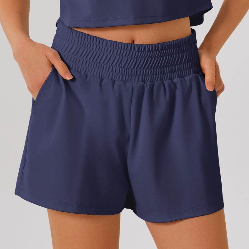 Luchtige Sportshorts met Hoge Taille