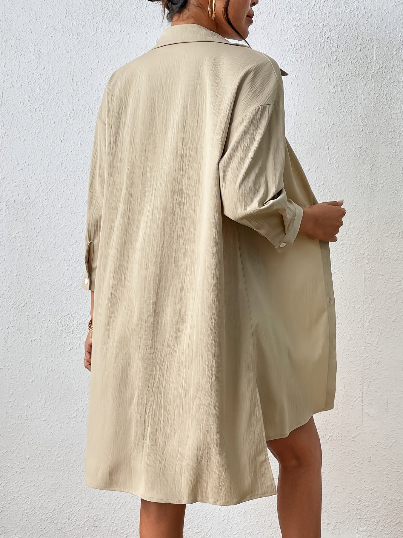 Knäppbar skjorta och shorts med resår i midjan