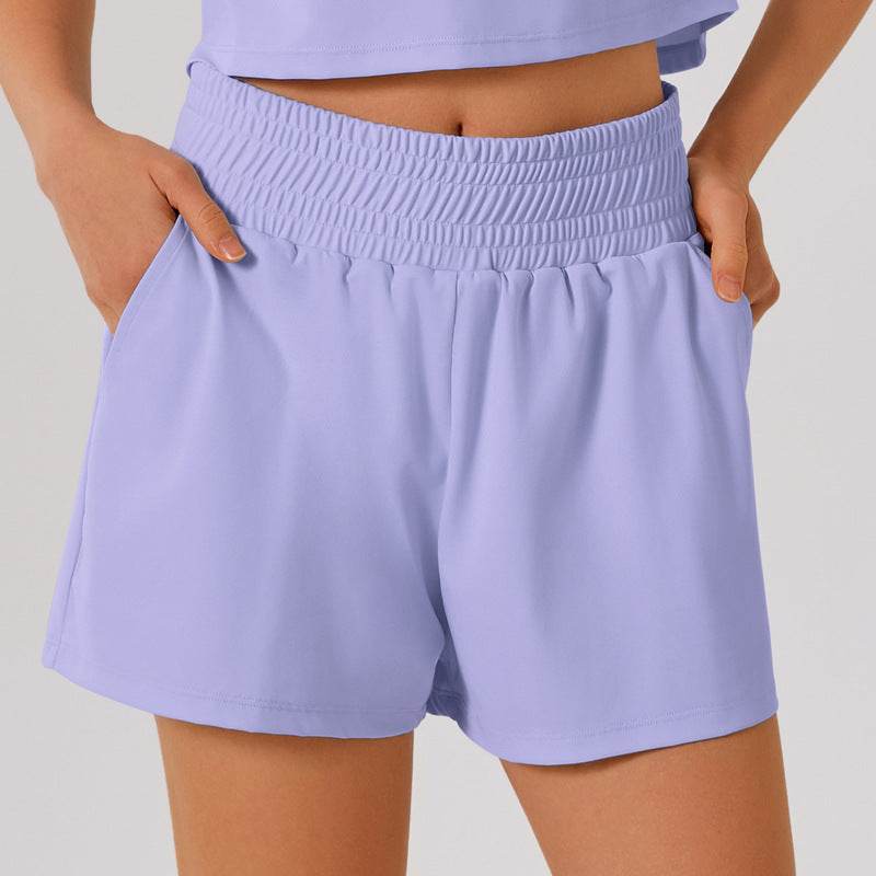 Luchtige Sportshorts met Hoge Taille