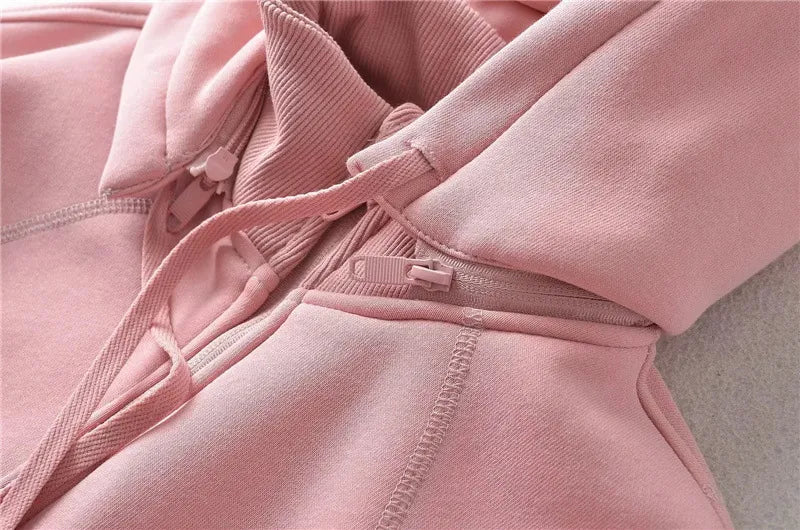 Avtagbar sweatshirt med huva i smal midja