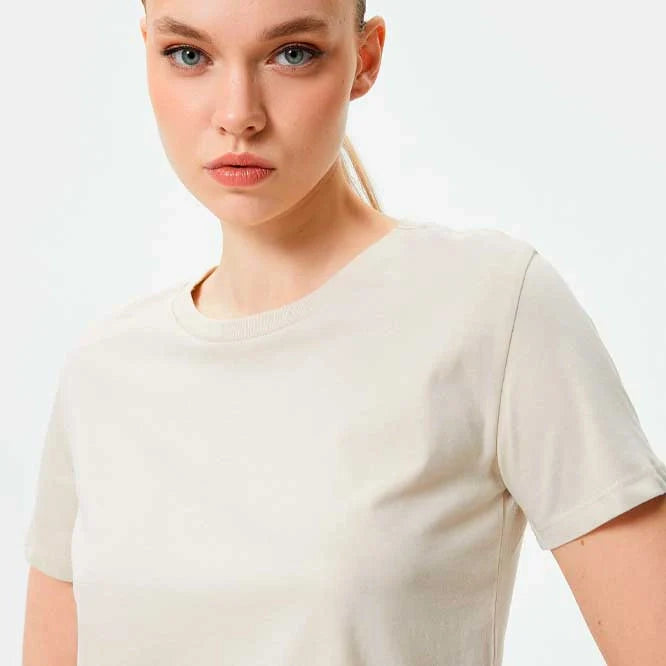 Basic T-shirt met Korte Mouwen