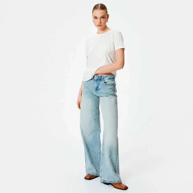 Basic T-shirt met Korte Mouwen
