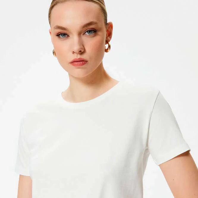 Basic T-shirt met Korte Mouwen