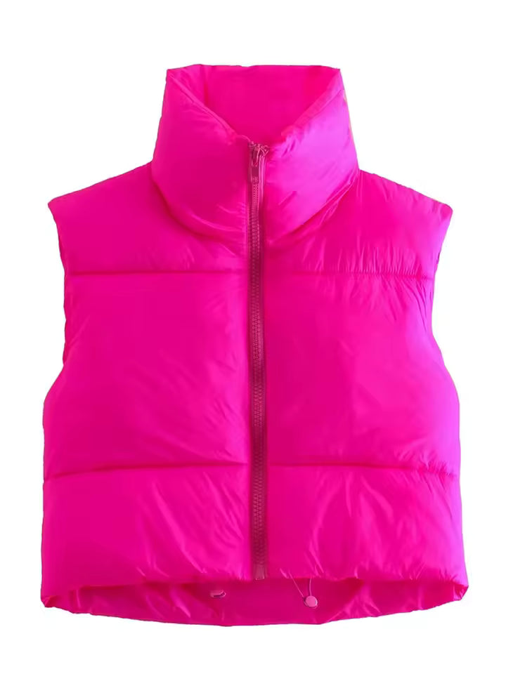 Cropped Gewatteerde Bodywarmer