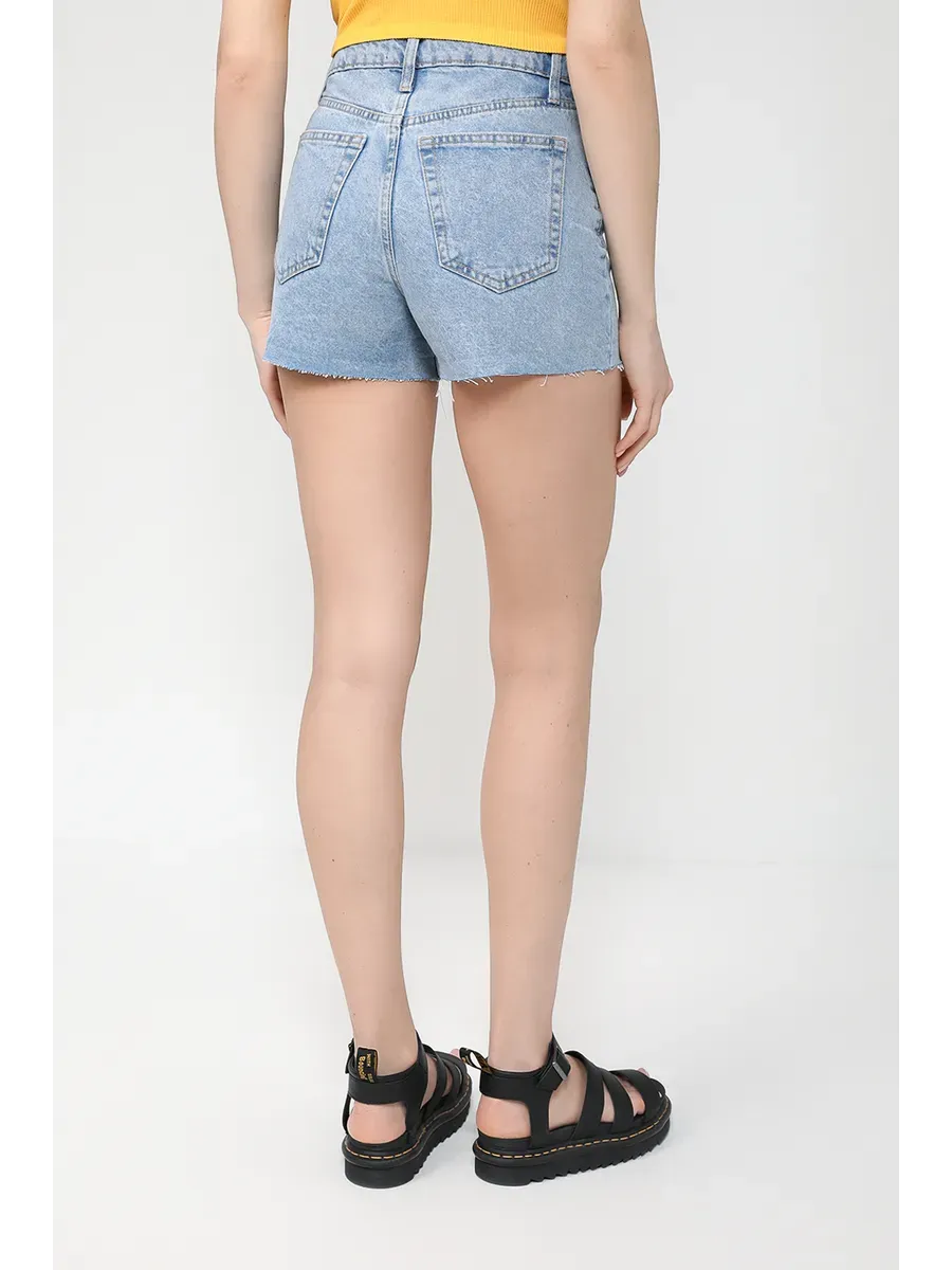 Lichtblauwe Denim Shorts