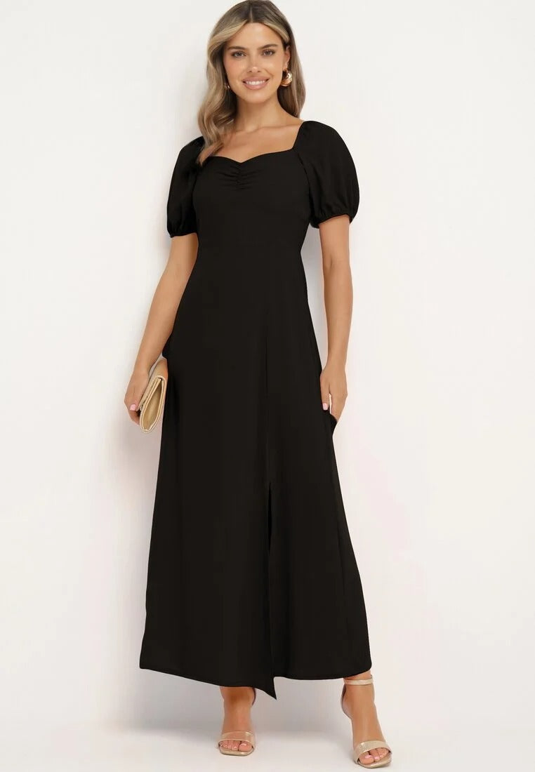Maxi Jurk met Pofmouwen