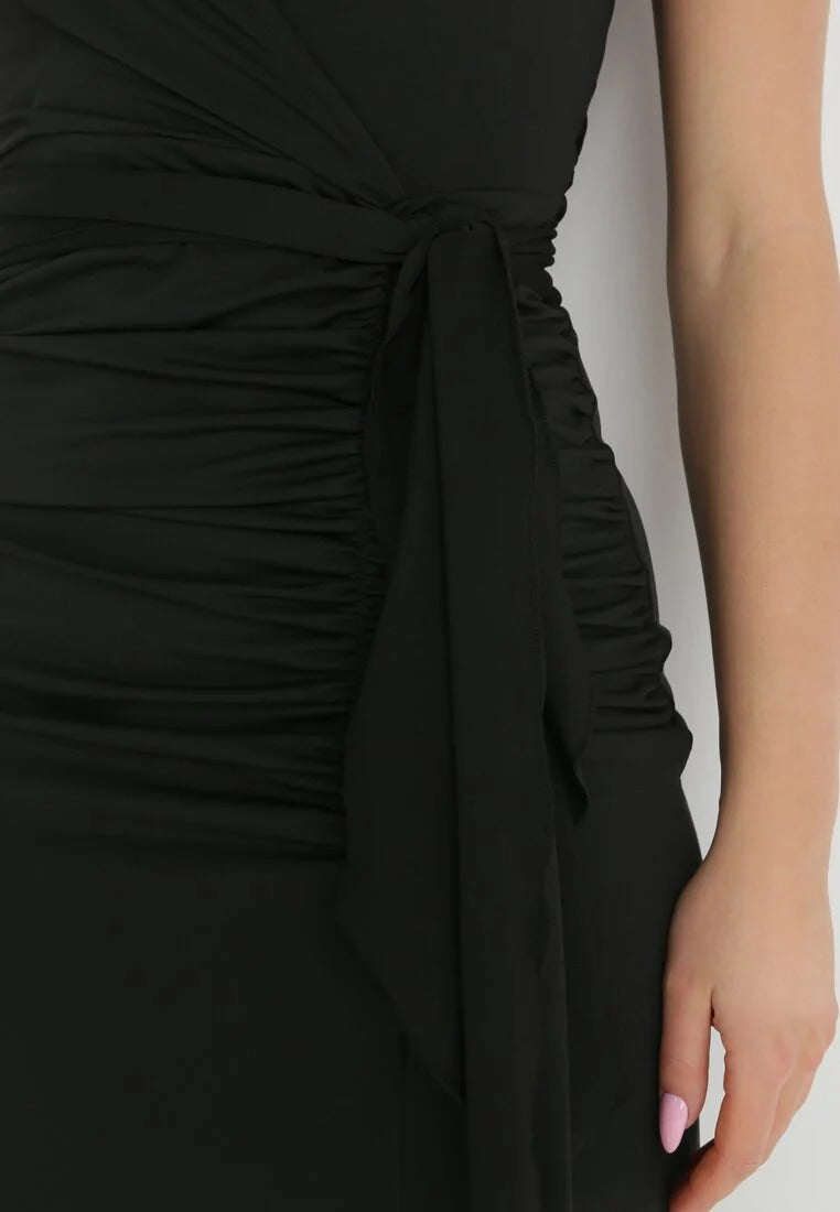 Maxi Jurk met V-hals en Split