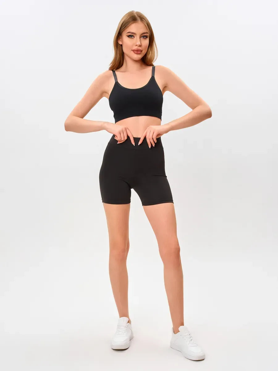 Zwarte Fietsshorts
