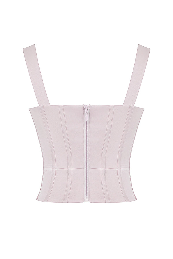 Korsett i structuredsatin