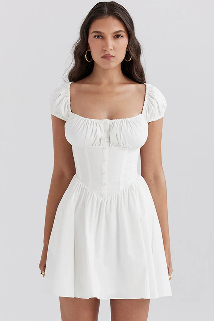 Off-Shoulder Corset Jurk