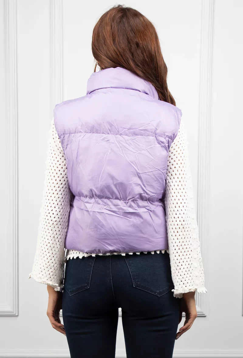 Gewatteerde Bodywarmer met Comfortabele Kraag
