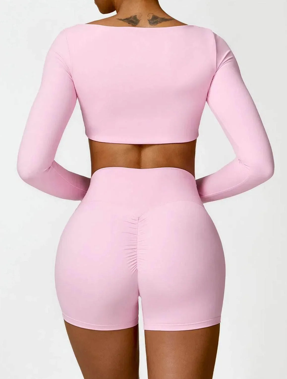 Naadloze Sportset met Lange Mouwen