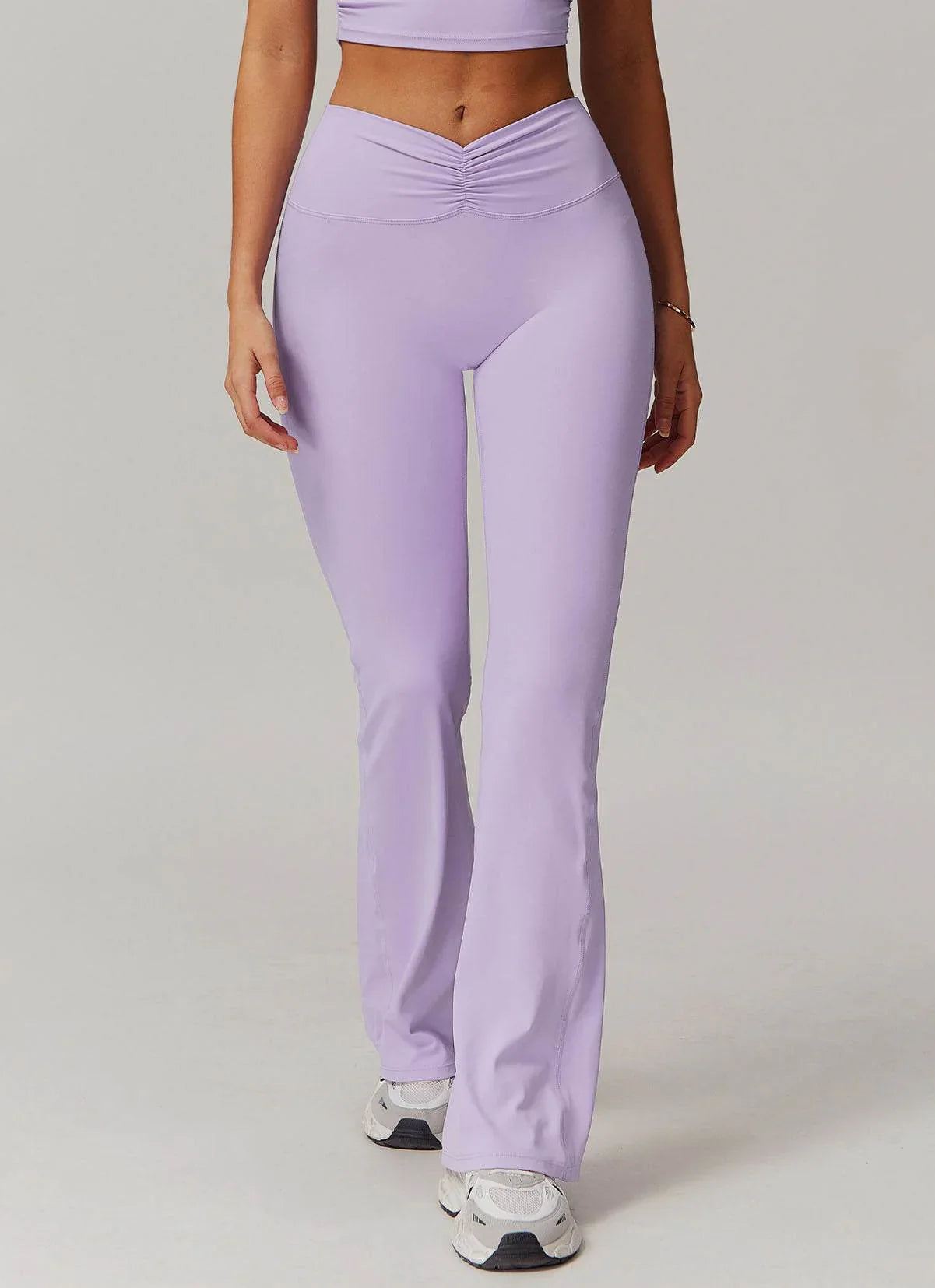 Flared Sportlegging met Hoge Taille