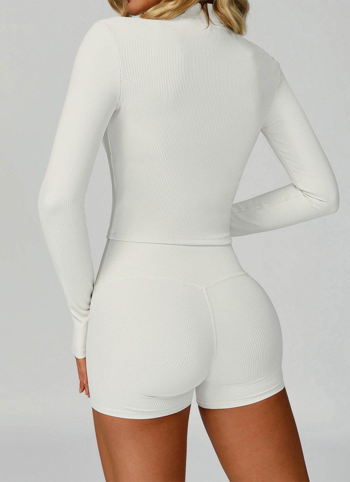 Sportieve Trainingsset – Ritstop en Korte Broek