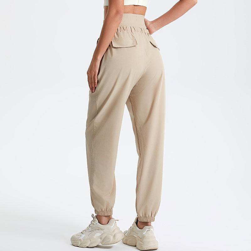 Sportieve Joggingbroek met Hoge Taille