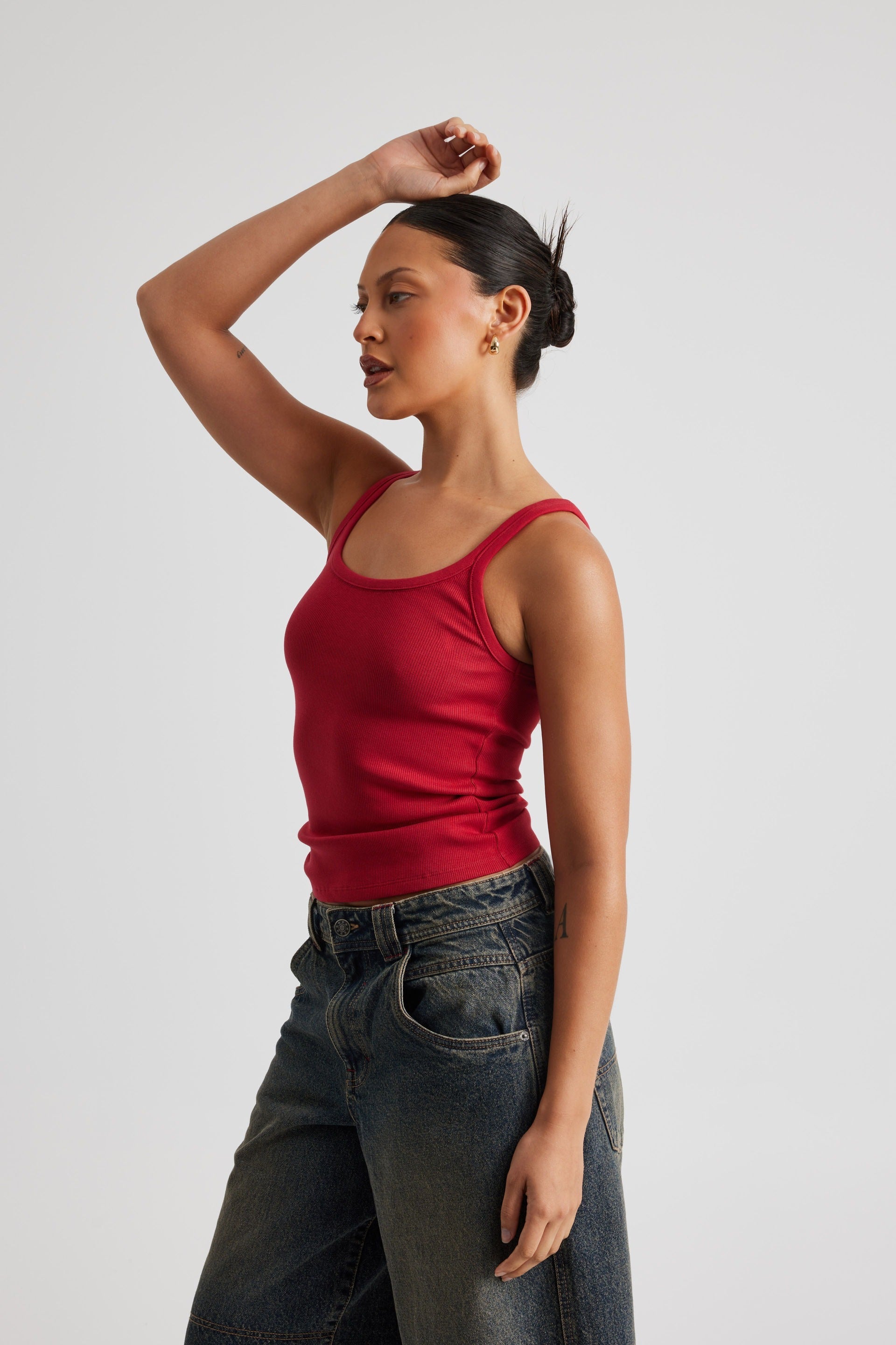 Klassieke Geribde Tanktop