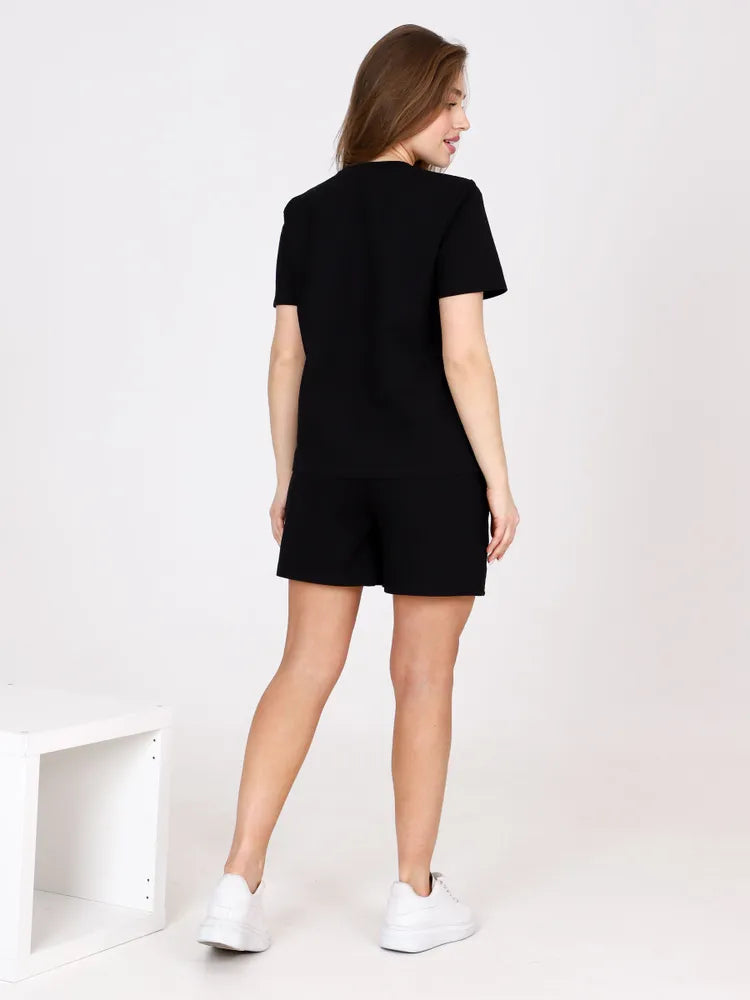 Relaxed T-shirt en Shorts Set