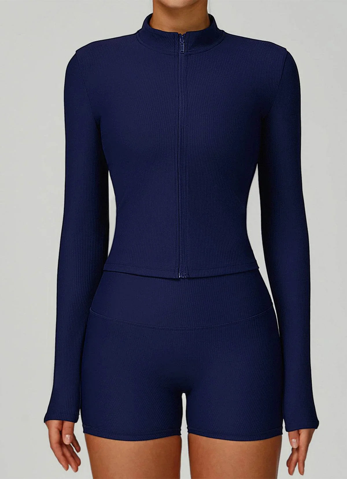 Sportieve Trainingsset – Ritstop en Korte Broek