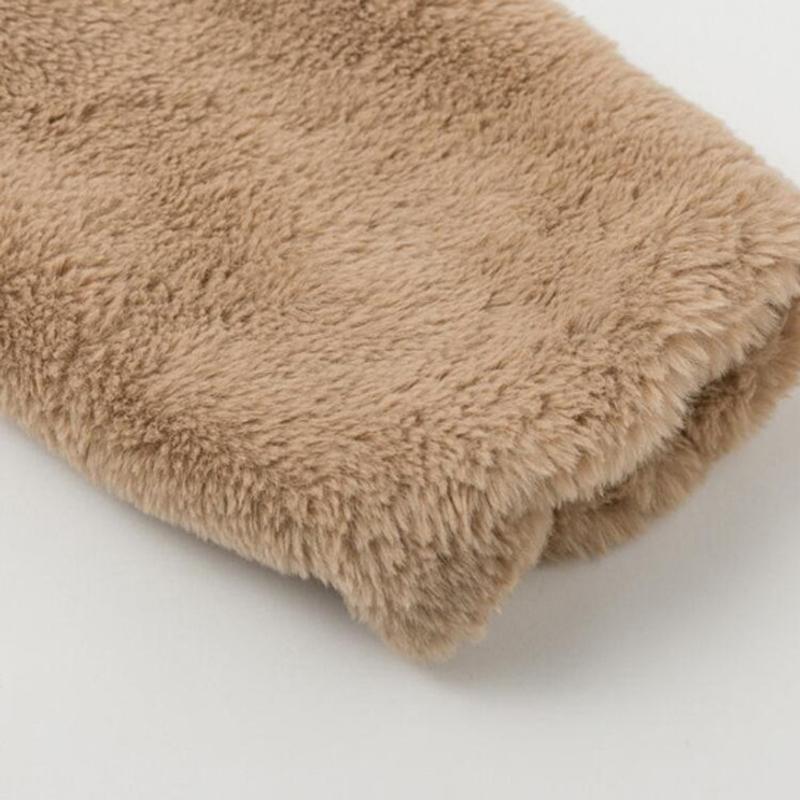 Luxe kort bontjack met kraag