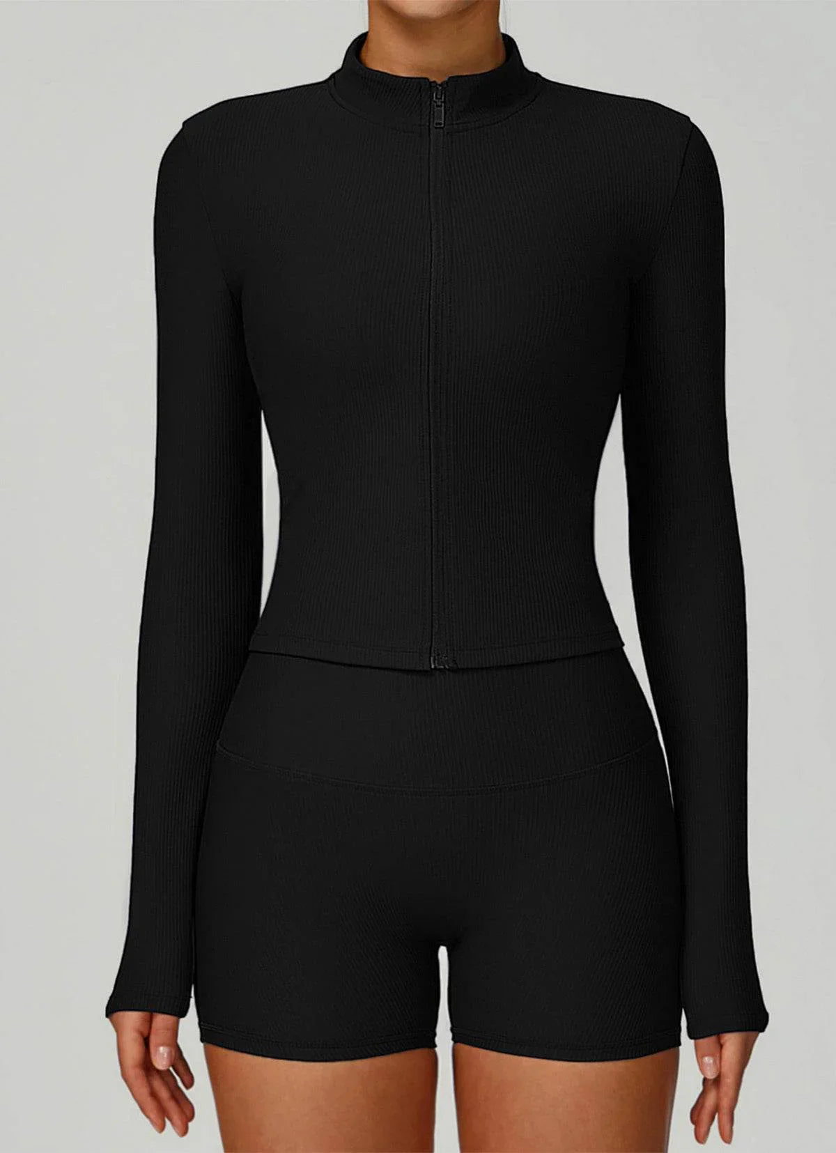 Sportieve Trainingsset – Ritstop en Korte Broek