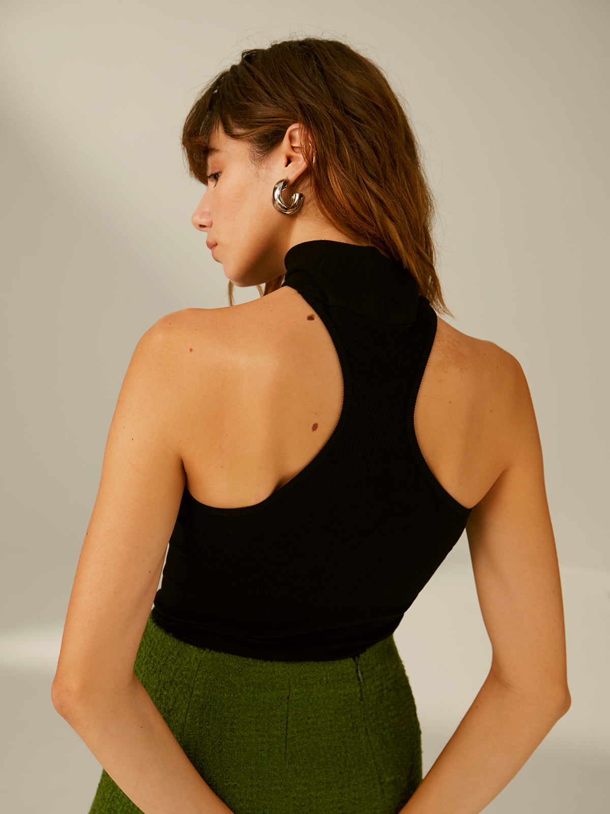 Zwarte tubetop