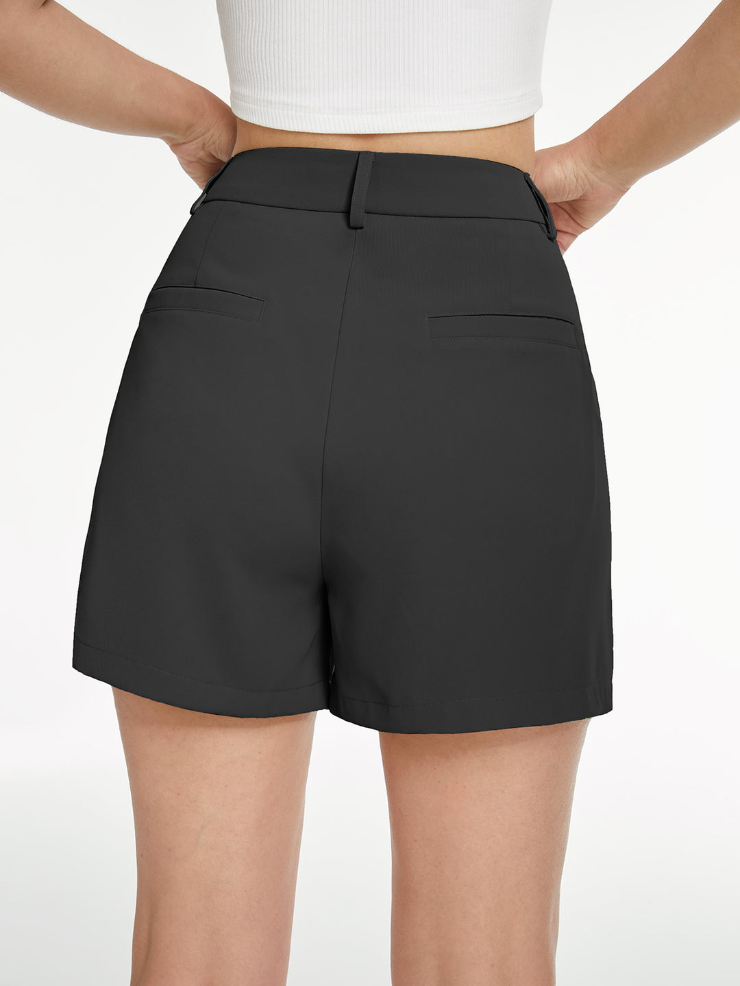 Zwarte elegante stadsshorts