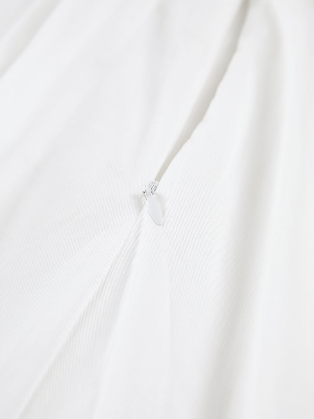 Witte Zwierige Midi-Rok
