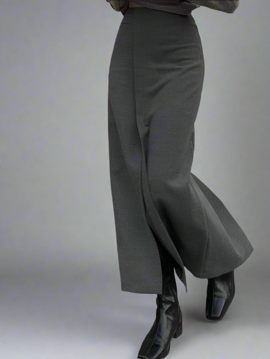 Klassieke Maxi-Rok met Hoge Taille