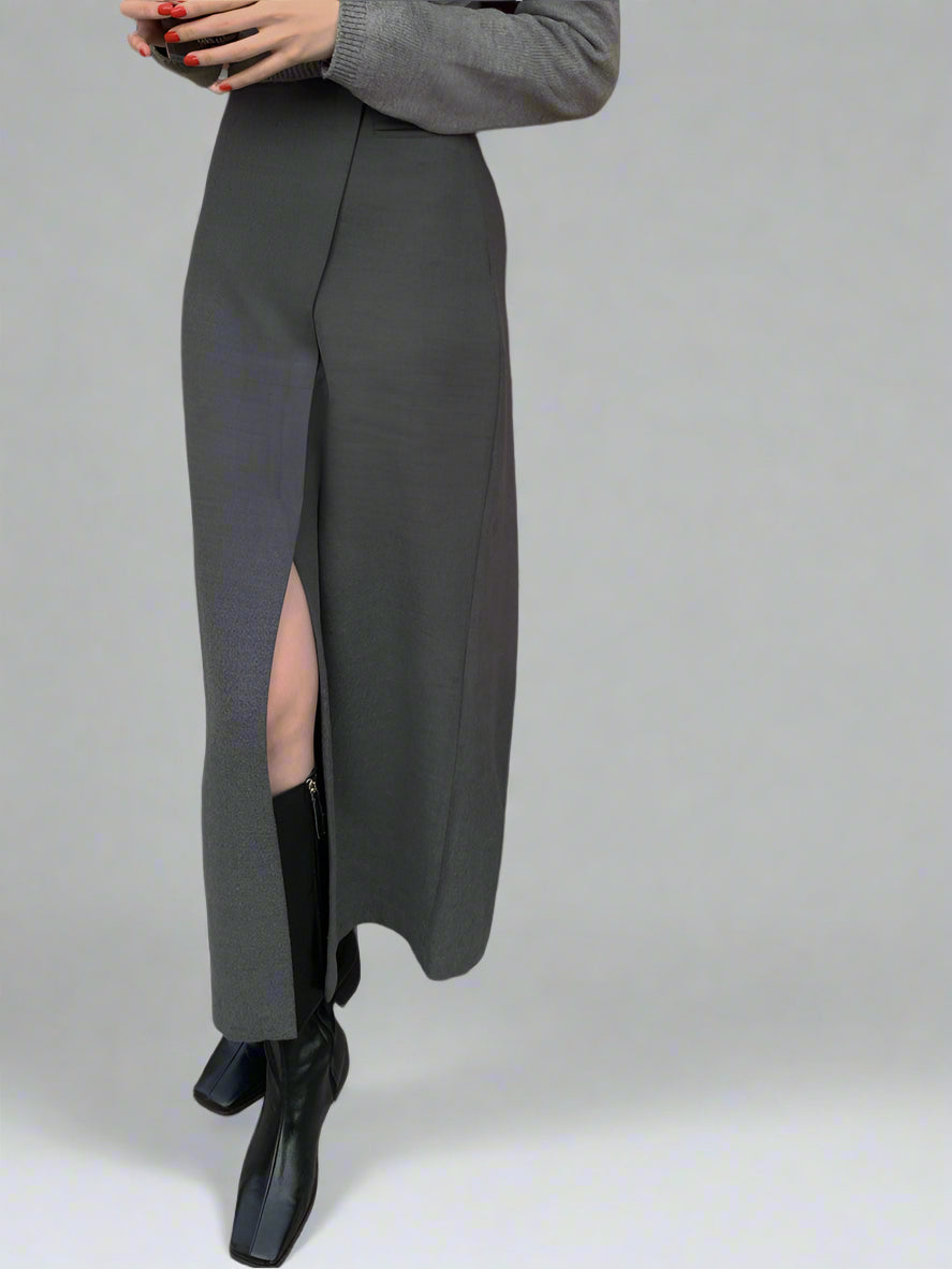 Klassieke Maxi-Rok met Hoge Taille