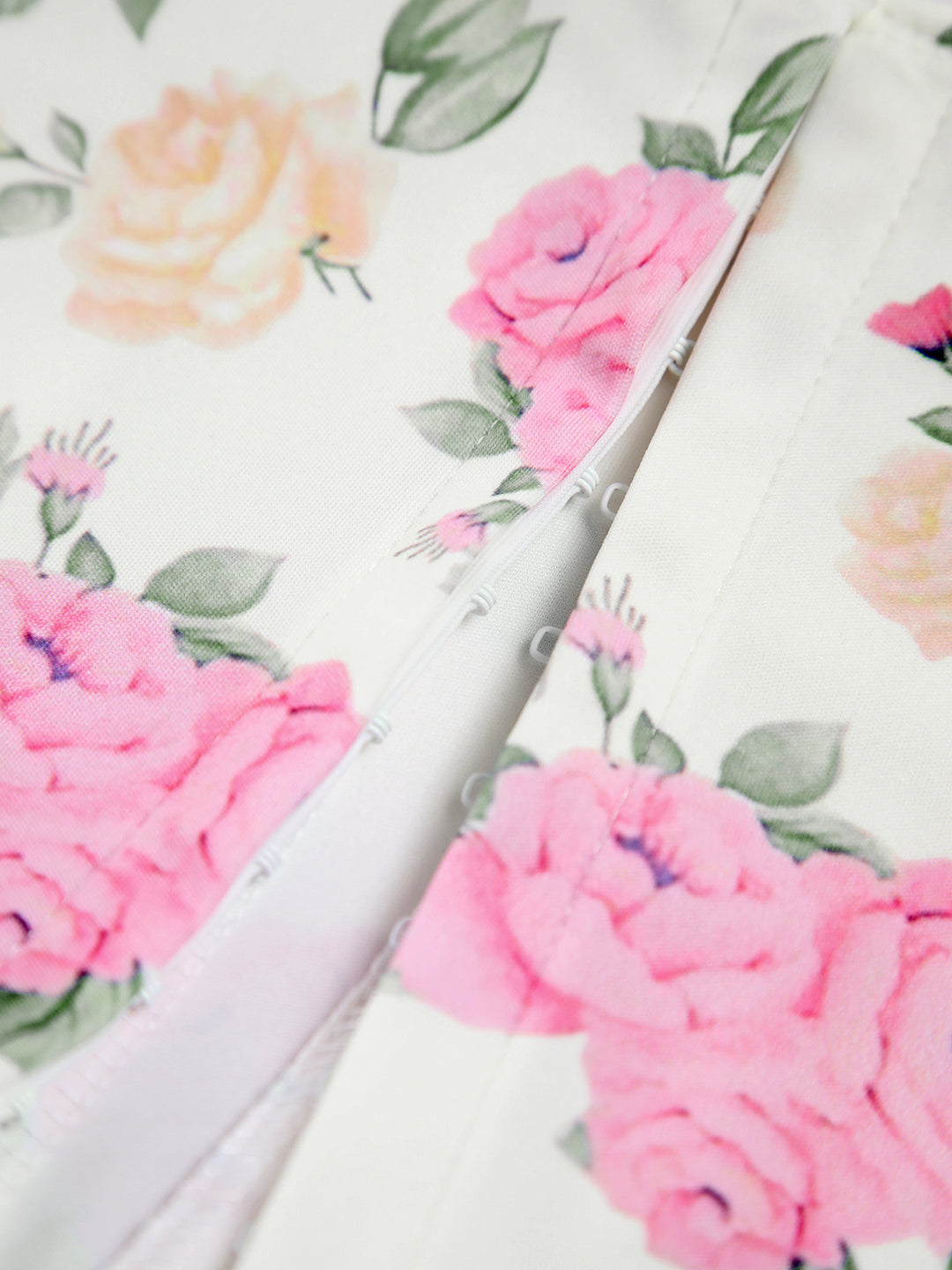 Bloemen bustier korset met rozen