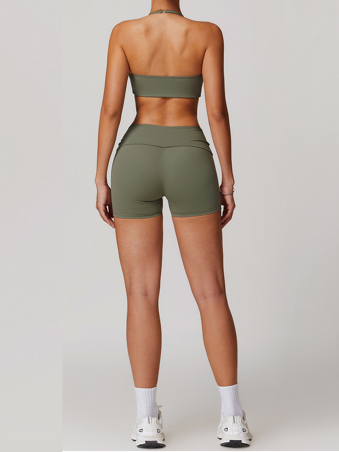 Trainingsset met sportbeha en short