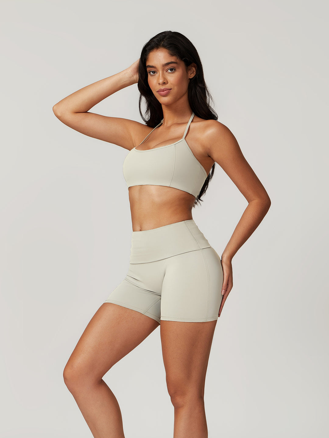 Trainingsset met sportbeha en short