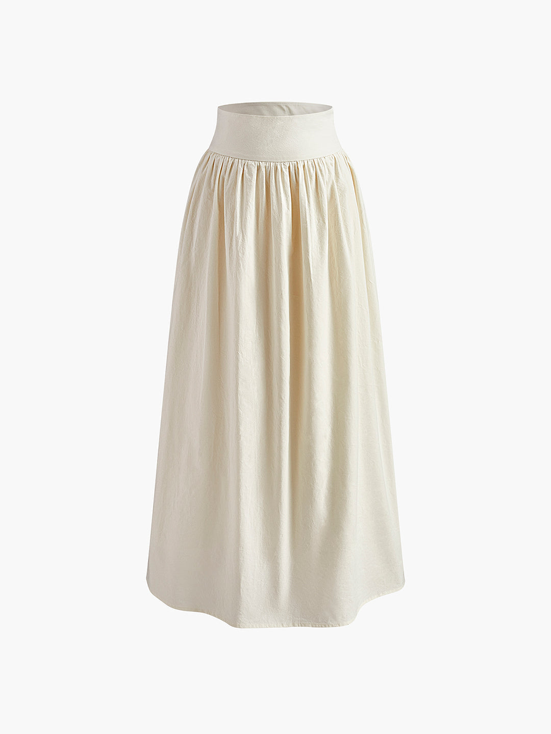 Set met diepe V-hals top en lange rok