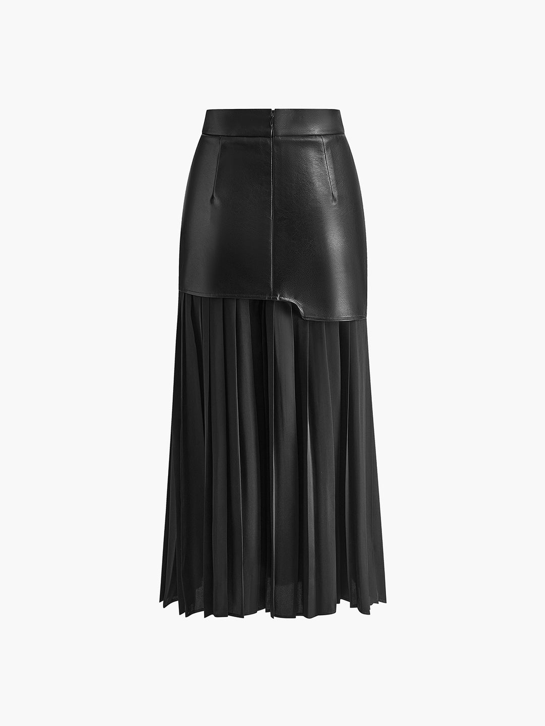 Luxe Rok met Contrast Texturen