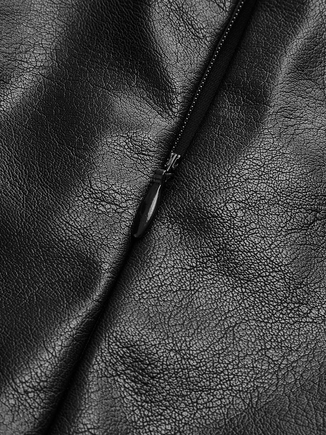 Luxe Rok met Contrast Texturen