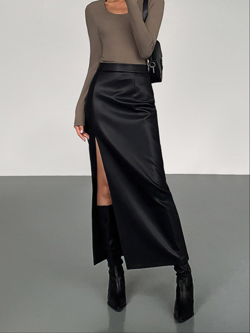 Maxi-Rok met Hoge Split