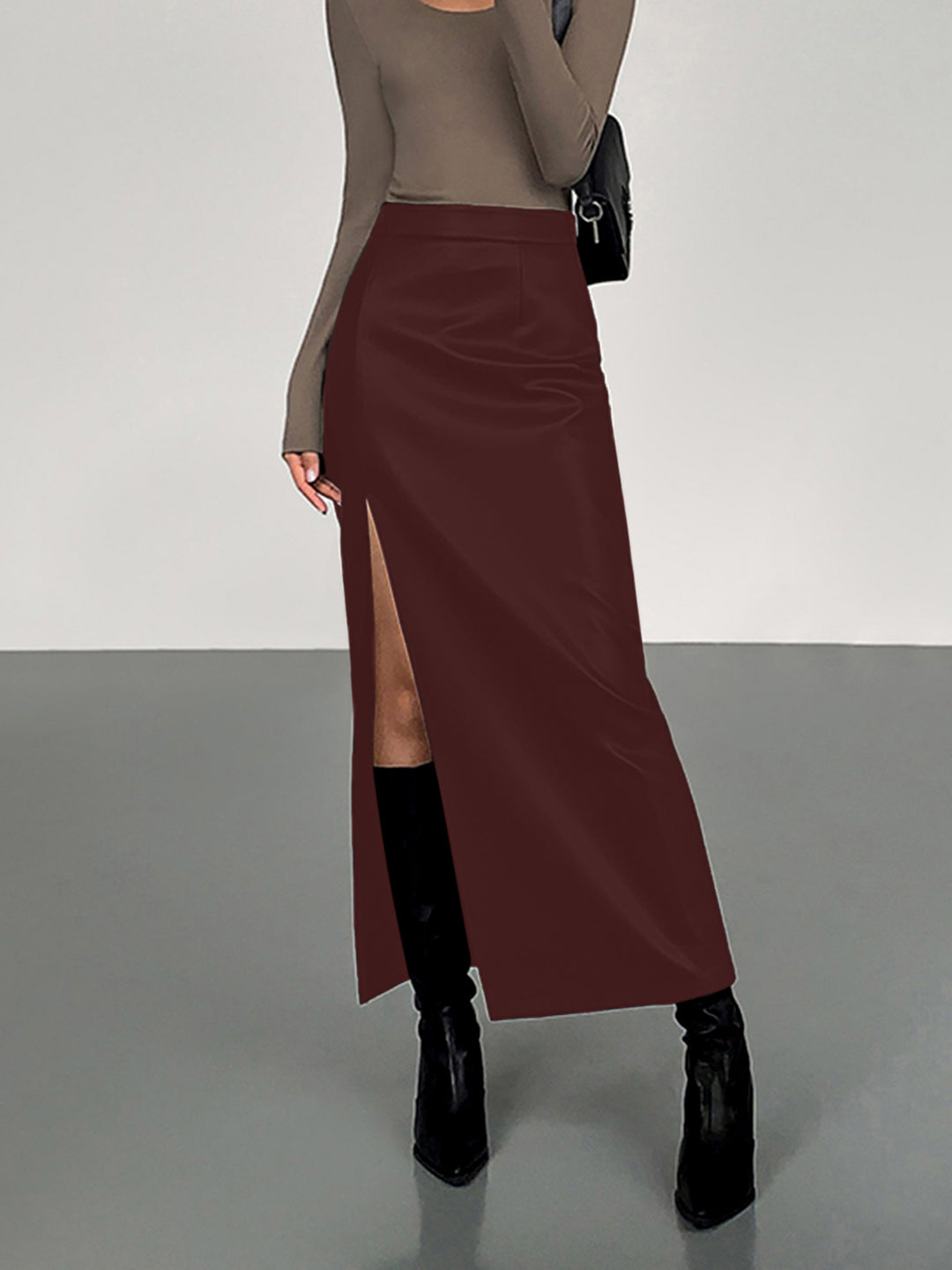 Maxi-Rok met Hoge Split
