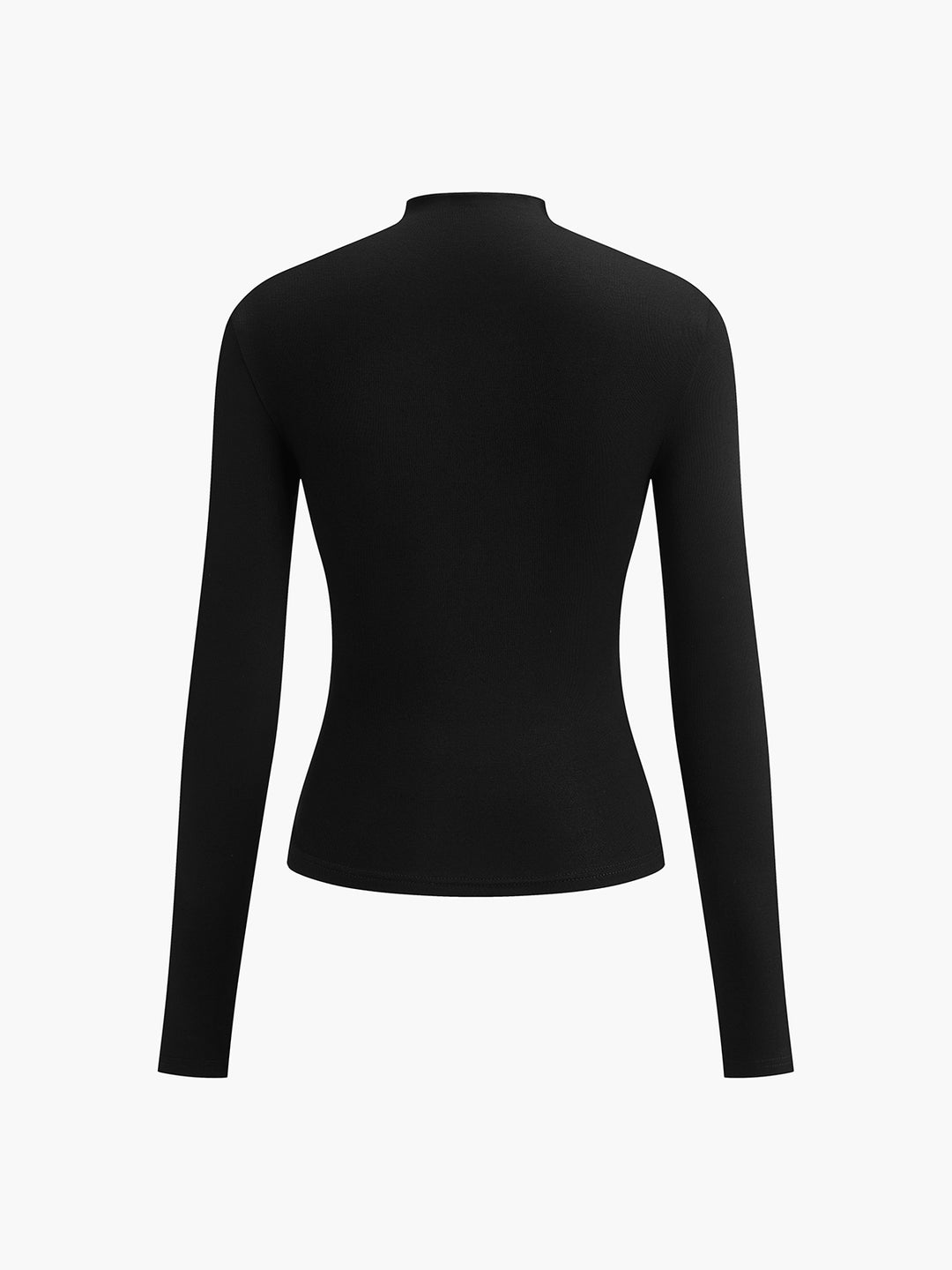 Gedrapeerd top met lange mouwen