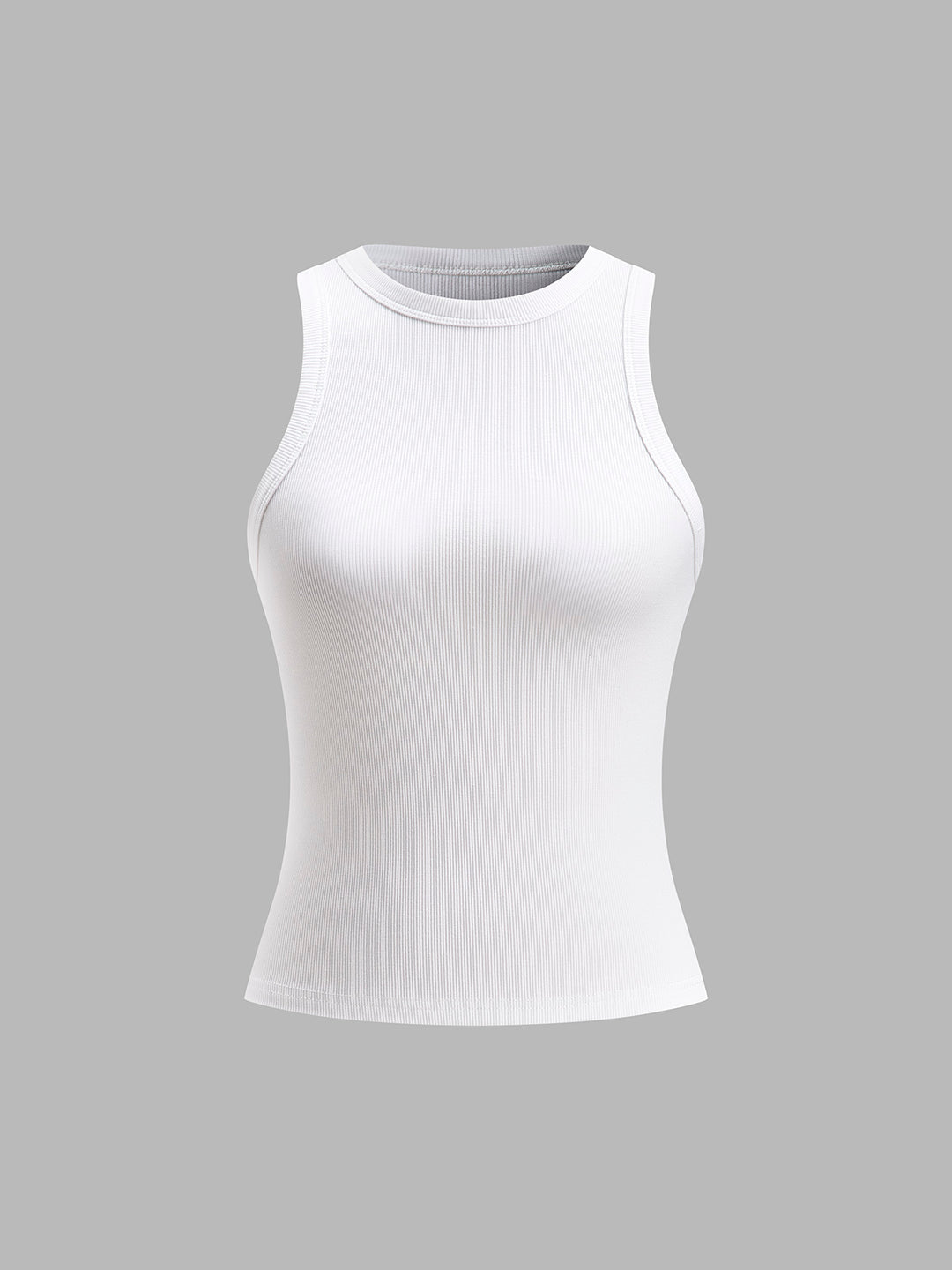 Klassiek Geribd Tanktop