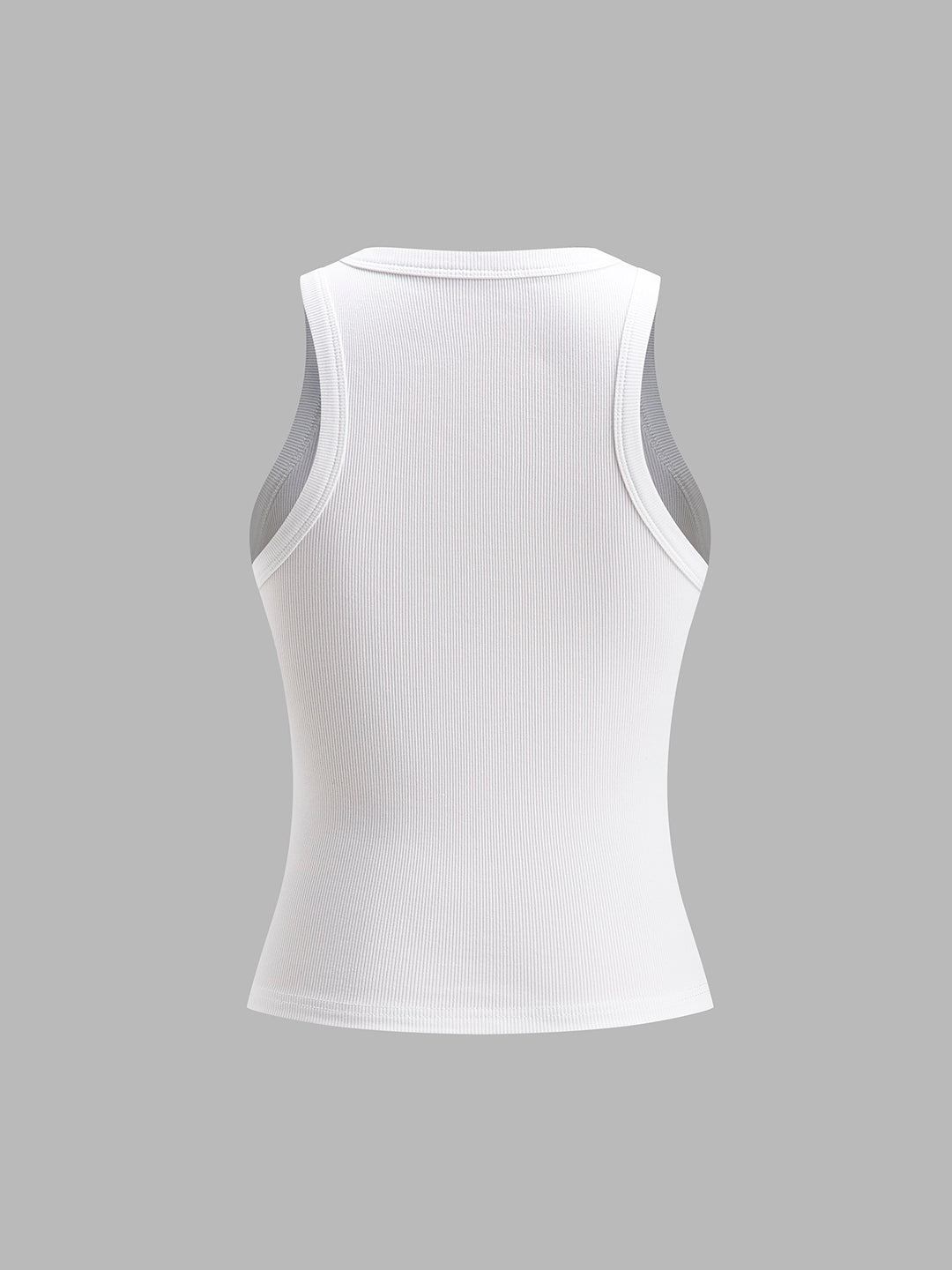 Klassiek Geribd Tanktop