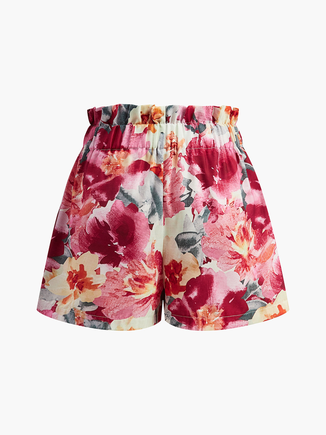 Zomerset met bloemenprint, top en short
