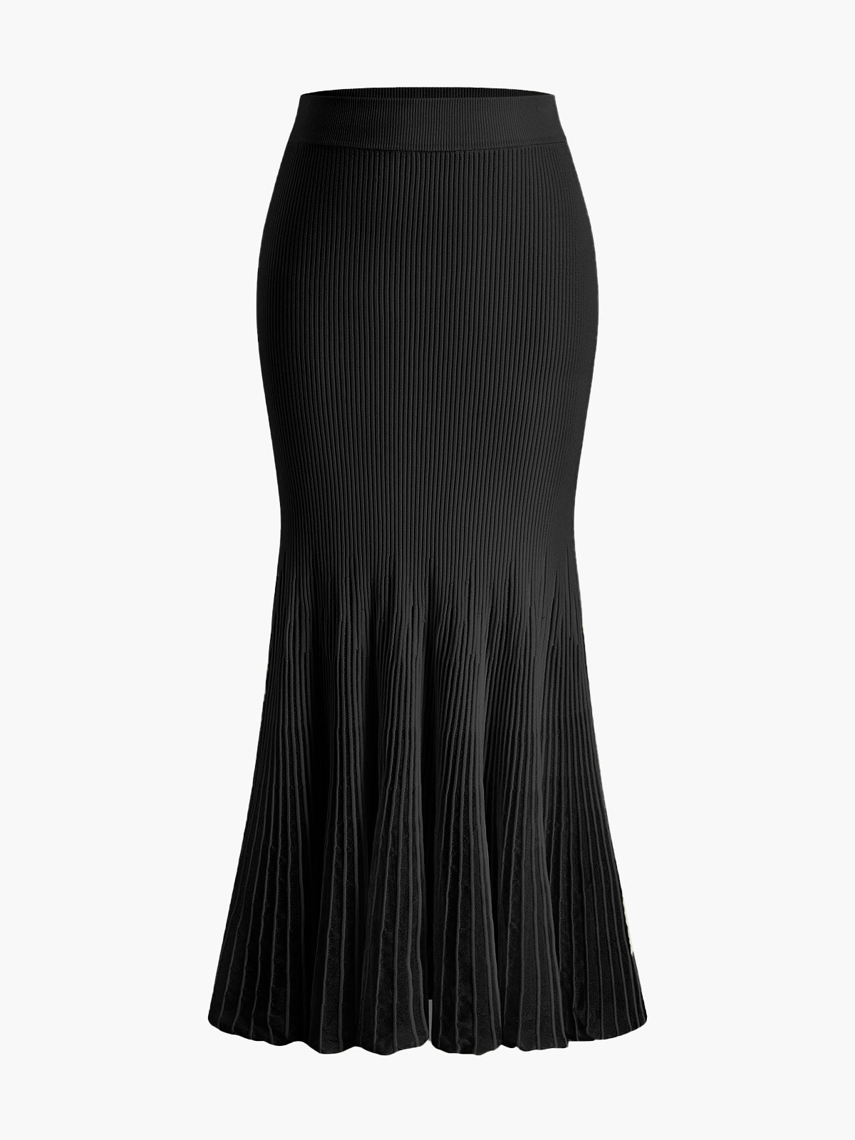 Luxe Geplooide Maxi Rok