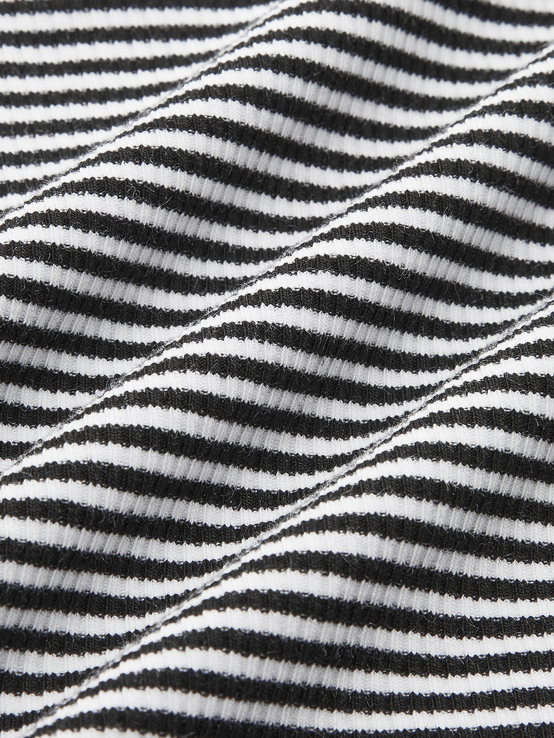 Zwart-wit gestreept cropped tanktopje