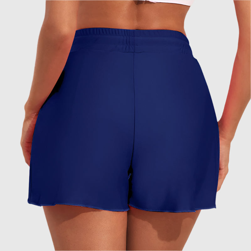 Sportieve shorts met wikkellook